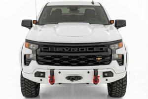 Chevrolet Silverado 1500 Bumper - Front - Rough Country - FXS - Summit White - '23-'26